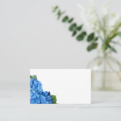 Garden Hydrangea Wedding Blank Platzkarten (Stehend Vorderseite)
