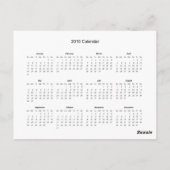 Garden II Postkarte (Rückseite)