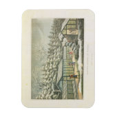 Garden im Winter erzwingen, aus Fragmenten auf dem Magnet (Vertikal)