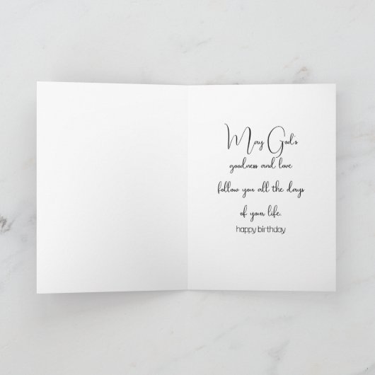 Garden Impression Geburtstag Karte (Innenseite)