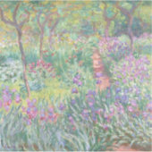 Garden in Giverny by Claude Monet Aufkleber (Vorderseite)