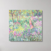 Garden in Giverny by Claude Monet Leinwanddruck (Vorderseite)