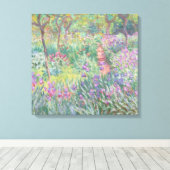 Garden in Giverny by Claude Monet Leinwanddruck (Insitu (Holzboden))