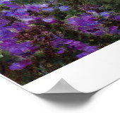 Garden in Giverny by Claude Monet Poster (Ecke)