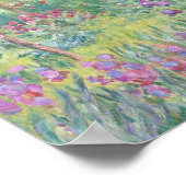 Garden in Giverny by Claude Monet Poster (Ecke)