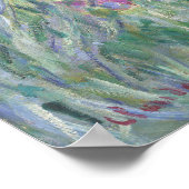 Garden in Giverny by Claude Monet Poster (Ecke)