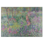 Garden in Giverny by Claude Monet Schneidebrett (Vorderseite)