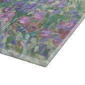 Garden in Giverny by Claude Monet Schneidebrett (Ecke)