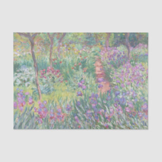 Garden in Giverny by Claude Monet Seidenpapier