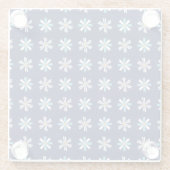Garden-Inspired Floral Pattern Coaster Glasuntersetzer (Rückseite)