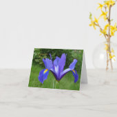 Garden Iris Note Card Karte (Gelbe Blume)