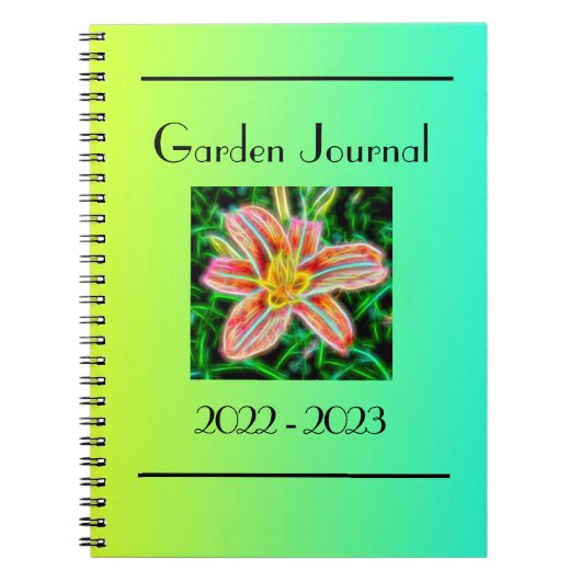 Garden Journal Notizblock (Vorderseite)