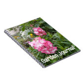 Garden Journal Pink Penstemon Frühlingsblumen Notizblock (Rechte Seite)