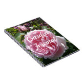 Garden Journal Pink Rose Blume Notizblock (Rechte Seite)