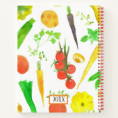 Garden Journal Planner Logbook Gemüse Notizblock (Rückseite)