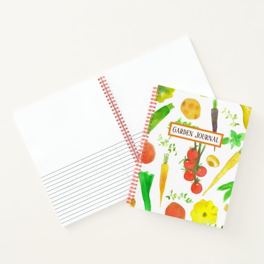 Garden Journal Planner Logbook Gemüse Notizblock (Innenseite)