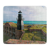 Garden Key Lighthouse, Dry Tortugas Cutting Board Schneidebrett (Vorderseite)