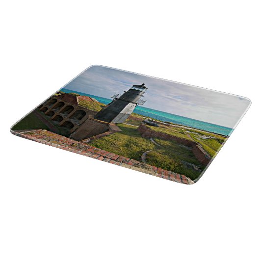 Garden Key Lighthouse, Dry Tortugas Cutting Board Schneidebrett (Ecke)