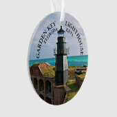 Garden Key Lighthouse, Dry Tortugas FL Ornament (Vorderseite)