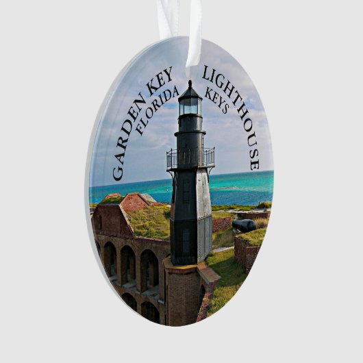 Garden Key Lighthouse, Dry Tortugas FL Ornament (Vorderseite)