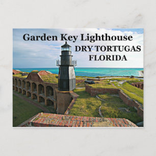 Garden Key Lighthouse, Dry Tortugas, FL Postkarte
