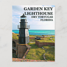 Garden Key Lighthouse, Dry Tortugas, FL Postkarte