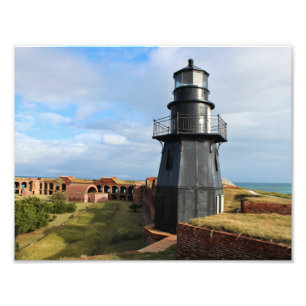 Garden Key Lighthouse, Dry Tortugas Florida Fotodruck