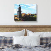 Garden Key Lighthouse, Dry Tortugas Florida Leinwanddruck (Insitu (Schlafzimmer))