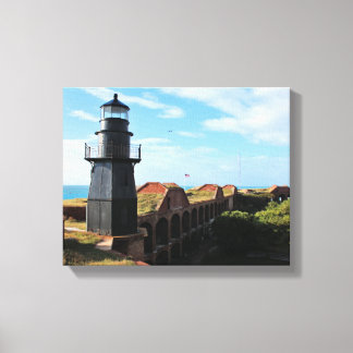 Garden Key Lighthouse, Dry Tortugas Florida Leinwanddruck