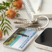Garden Key Lighthouse, Dry Tortugas Florida Schlüsselanhänger (Vorderseite rechts)