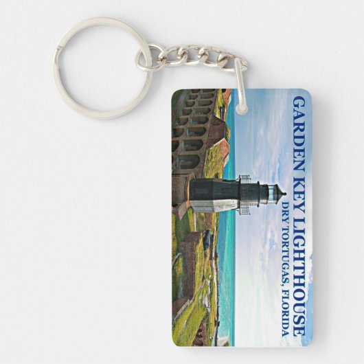 Garden Key Lighthouse, Dry Tortugas Florida Schlüsselanhänger (Vorderseite)