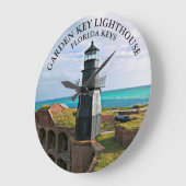 Garden Key Lighthouse, Dry Tortugas Florida Uhr (Winkel)