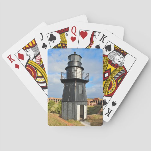 Garden Key Lighthouse, Dry Tortugas Spielkarten (Rückseite)