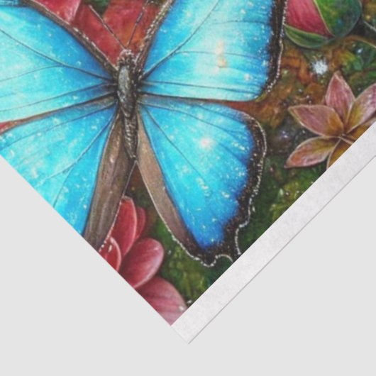 Garden Kitty Whimsy Decoupage Seidenpapier (Ausschnitt)