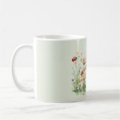 Garden Ladybug Dragonfly Mouse Bench Kaffeetasse (Links)