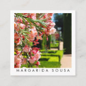 Garden Landscaper Foto Reisen Spanien Quadratische Visitenkarte (Vorderseite)