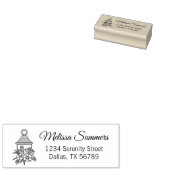 Garden Lantern Blume Adresse 3 Gummistempel (Stempel)