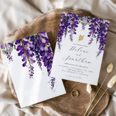 Garden Lavender Watercolor Frische Pasta machen Einladung