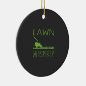 Garden Lawn Mower Keramik Ornament (Rechts)