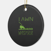 Garden Lawn Mower Keramik Ornament (Links)