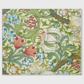 Garden Lido Wilhelm Tell Vintage Blumen Geschenkpapier (Flach)