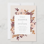 Garden Liebe Hochzeit Einladung (Vorderseite)