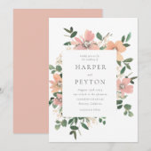Garden Liebe Hochzeit Einladung (Vorne/Hinten)