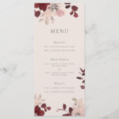 Garden Liebe Menu Card Menükarte (Vorderseite)