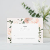 Garden Liebe RSVP Card (Stehend Vorderseite)