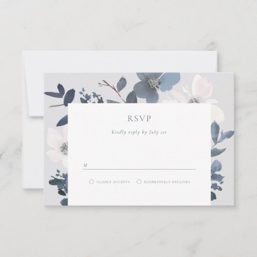 Garden Liebe RSVP Card (Vorderseite)