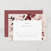 Garden Liebe RSVP Card (Vorne/Hinten)