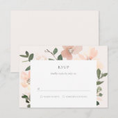 Garden Liebe RSVP Card Karte (Vorne/Hinten)