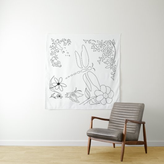 Garden Life DIY Paint it Wandteppich (Beispiel (Horizontal))