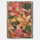 Garden Lilies Decke (Vorderseite Vertikal)